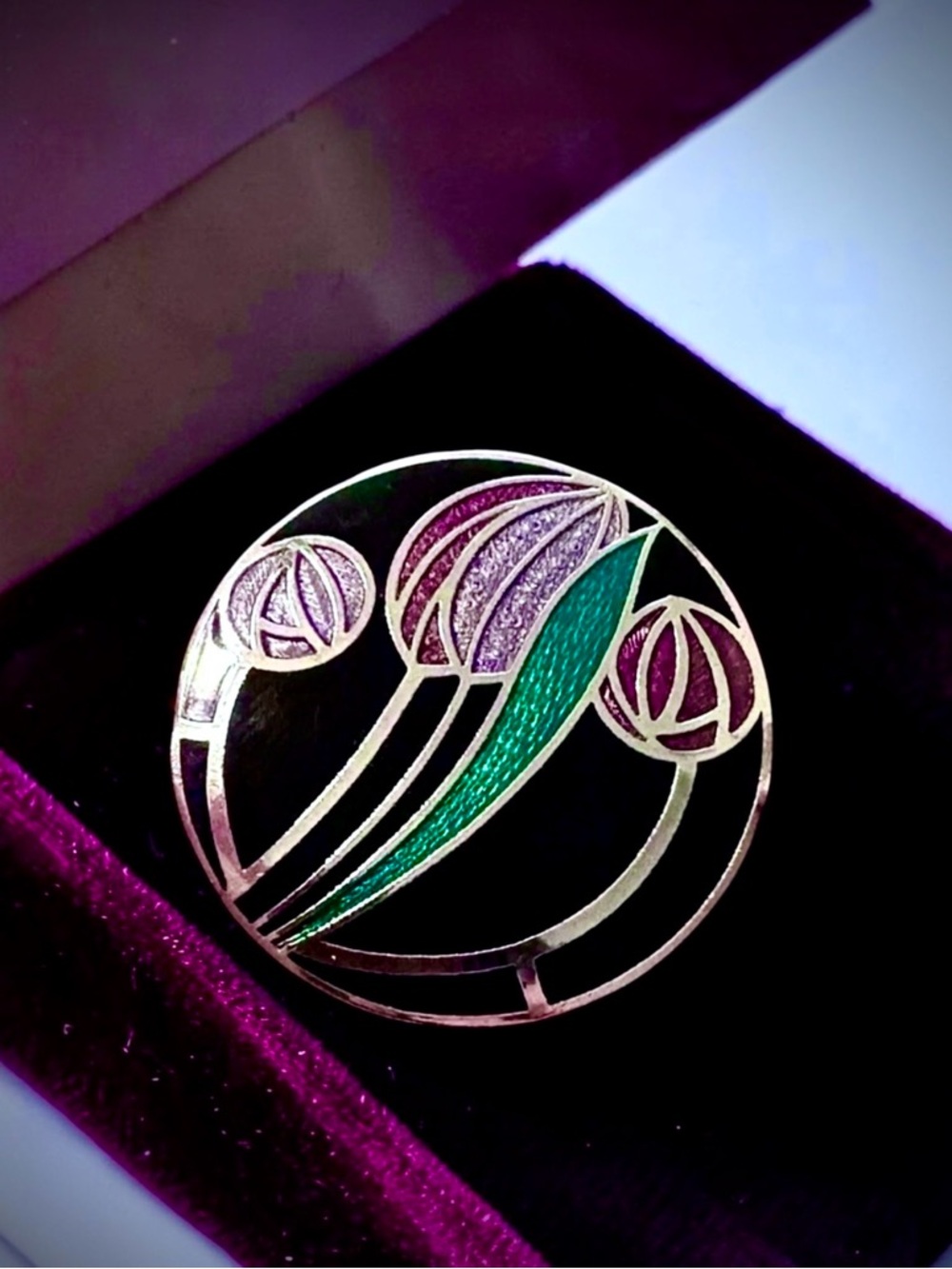 CELTIC Sea Gems Cloisonné Brooch